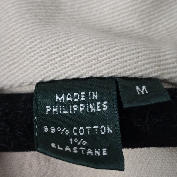 Vintage Ralph Lauren Denim Jacket Women Sz M Tan Jean Pockets Button Up Classic - Picture 9 of 15